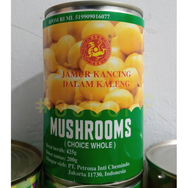 

CHEN LIANG JI MUSHROOMS - JAMUR KANCING DALAM KALENG 425GR
