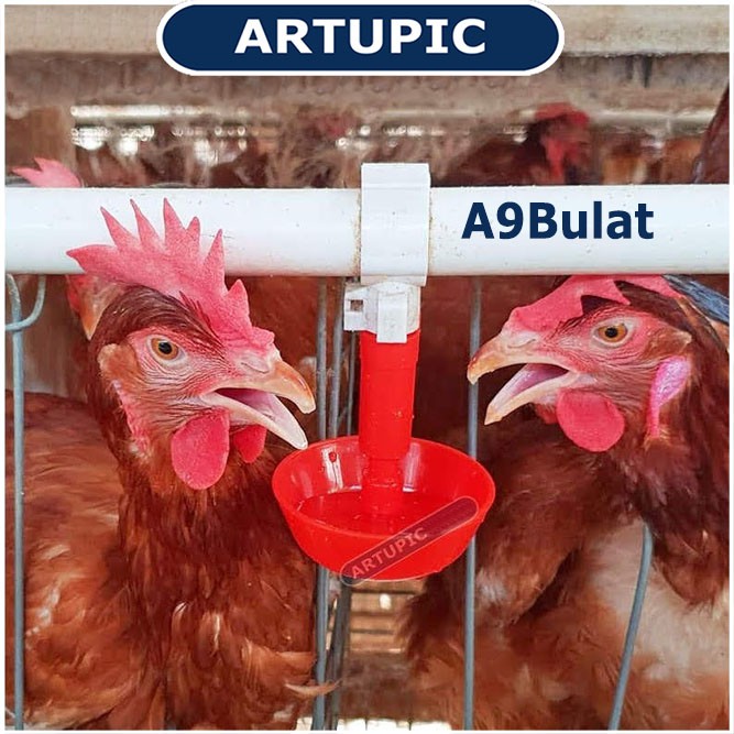 Nipple A9Bulat nipel nepel nippel alat minum ayam puyuh pedaging broiler A9Bulat