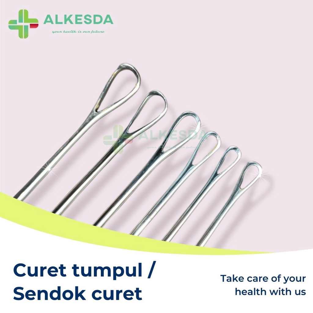 Curet Tumpul - Sendok Kuret - 1-6 (1 Set)