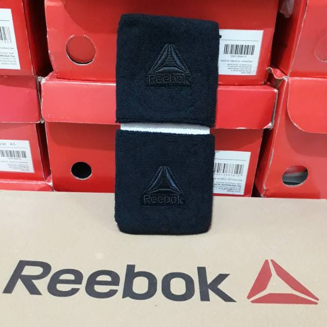 WRISTBAND REEBOK black isi 2pcs