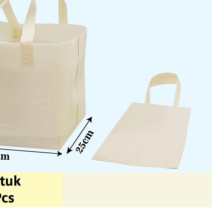 

♥ Tas Spunbond Kotak Ukuran 25cm ⅍