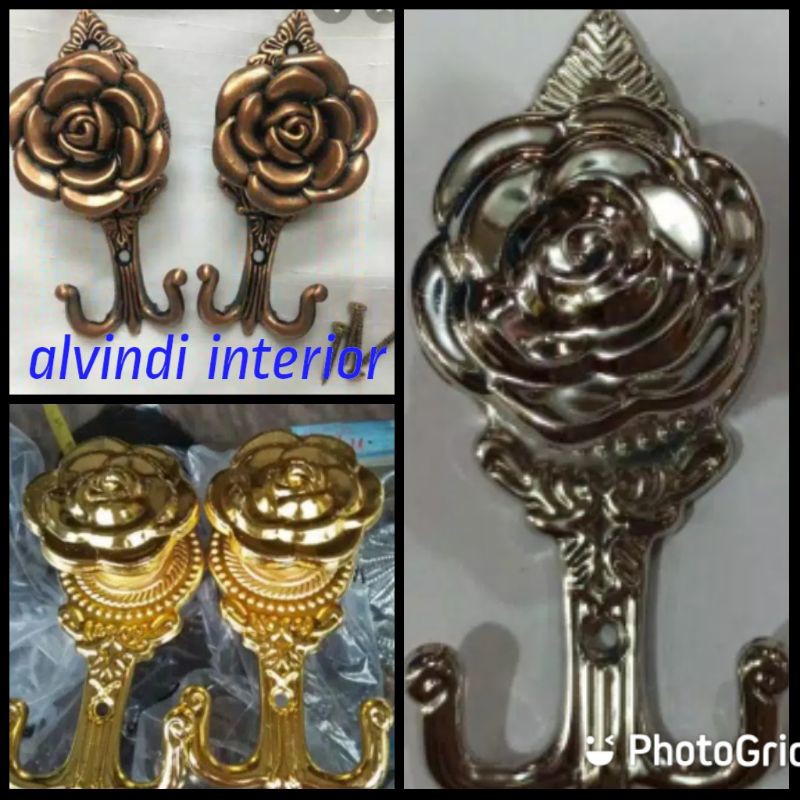 KAITAN TALI GORDEN BUNGA MAWAR PENGAIT TALI HORDENG