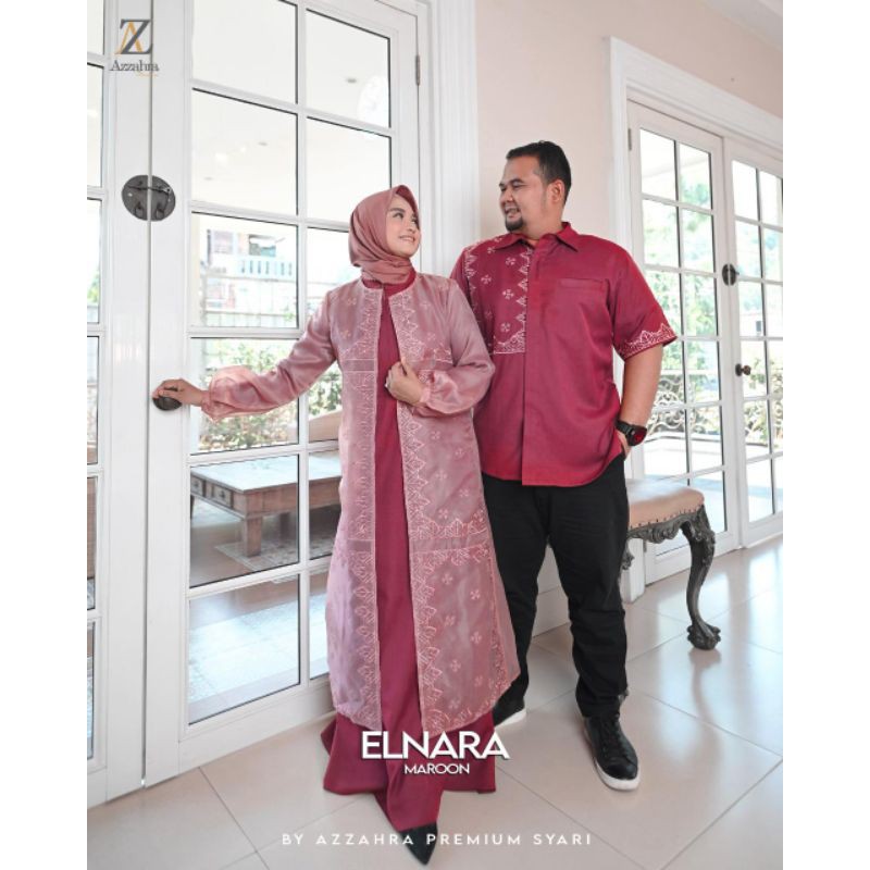 Elnara dress (dress saja/couple) by Azzahra Premium