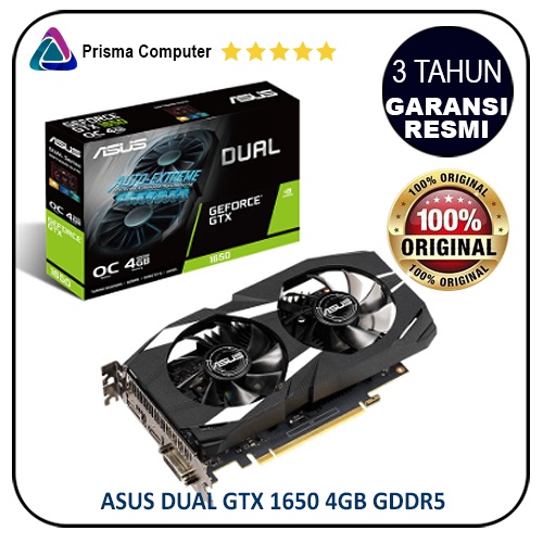 VGA ASUS DUAL GTX 1650 4GB GDDR5 ( DUAL-GTX1650-O4G )