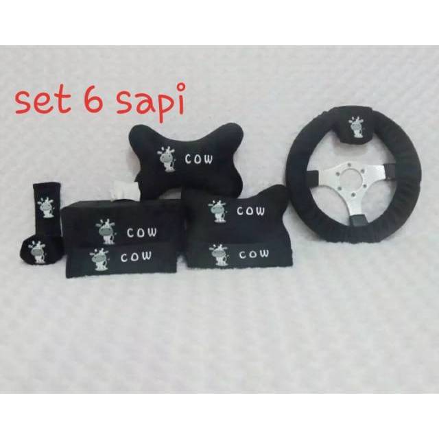 Set bantal headrest sandaran kepala jok leher kursi tisu Set bantal headrest sandaran kepala jok leher kursi tisu