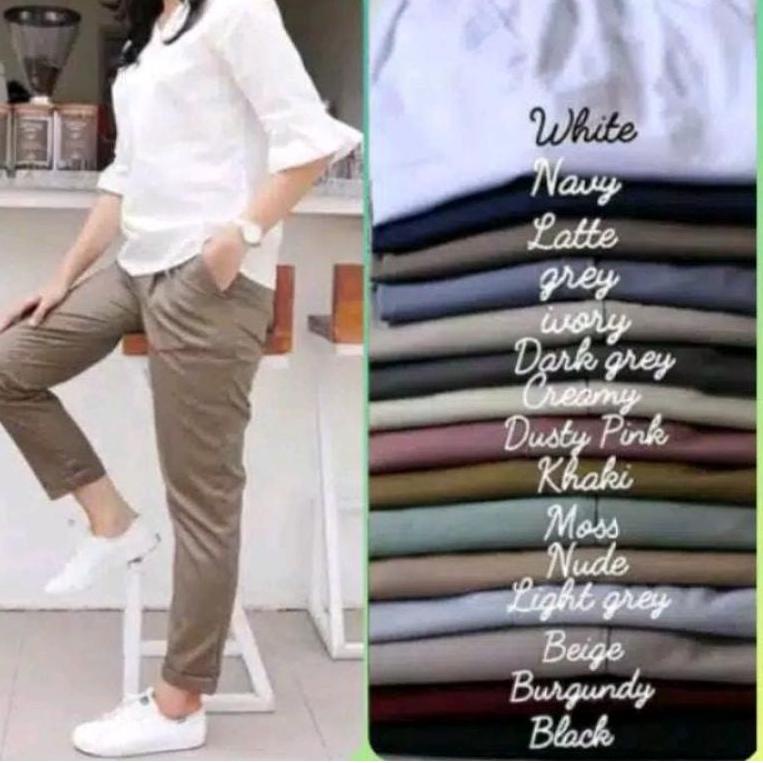 [ZWD.14Ap22l] BAGGY PANTS ll CELANA PANJANG WANITA l BAGI PEN