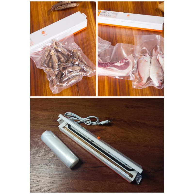 SD8i Pompa Vacuum Sealer Makanan Food Packing Machine Vacum Elektrik Plastik Pembungkus 220V SX-101 orri