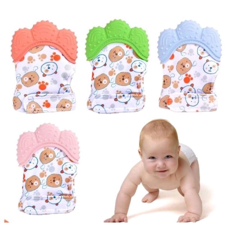 Teether Bayi Gigitan Bayi Berbentuk Buah Gigitan Bayi Teether Gelang Teether Sarung Tangan Motig Dog