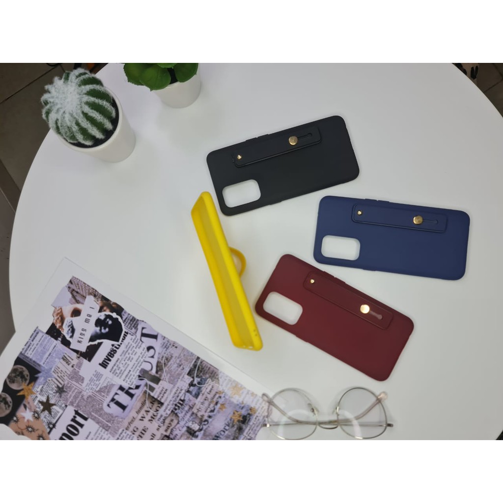 [CS] Softcase Handstand - for iPhone 6 6+ 7 7+ 8 8+ X XR XS MAX 11 11 PRO MAX 12 - Casing Handphone