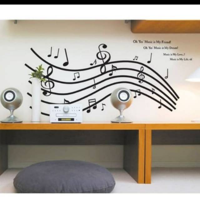 

Wall sticker music note 01