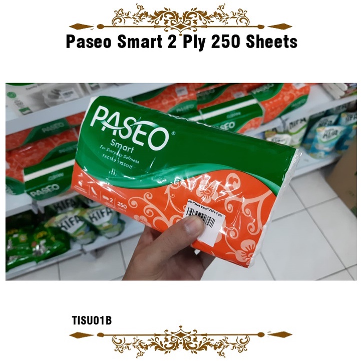 [1kg 2pcs] Tisu Parseo Smart 2 Ply 250 Sheets