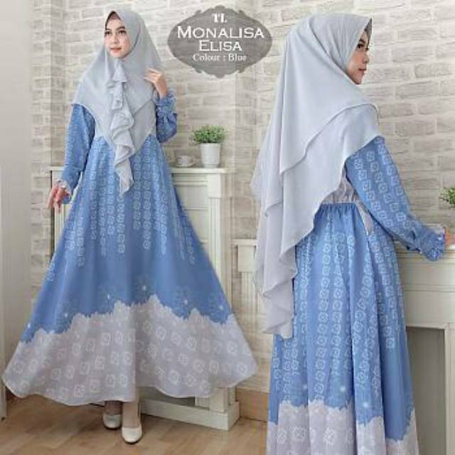 SYARI MONALISA ELISA/SYARI MUSLIMAH/SYARI WANITA/GAMIS WANITA/*DF