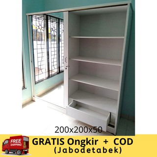 Lemari Pakaian Besar Pintu Sliding Ukuran Jumbo 2 Pintu Lemari Pakaian Besar Pintu Sliding Ukuran Jumbo 2 Pintu