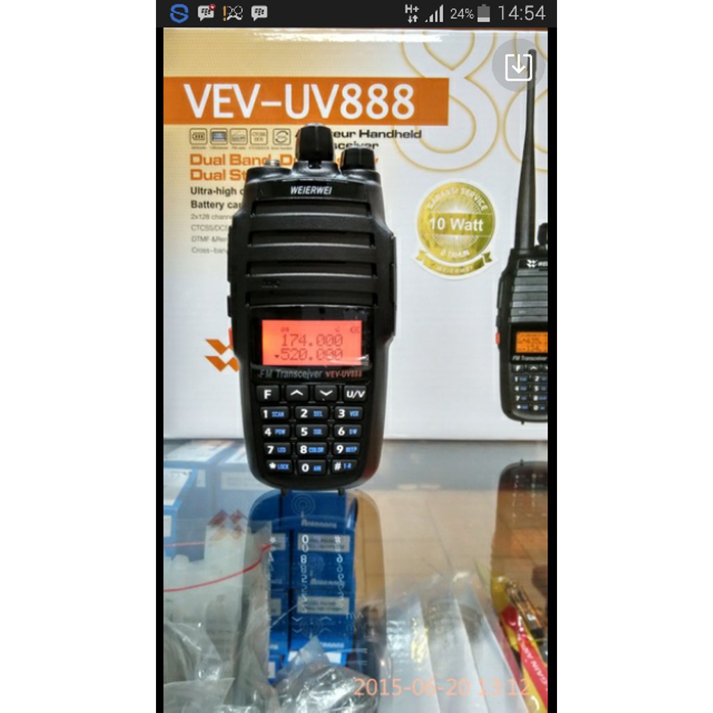 ht weirwei uv888 10watt Terbaik
