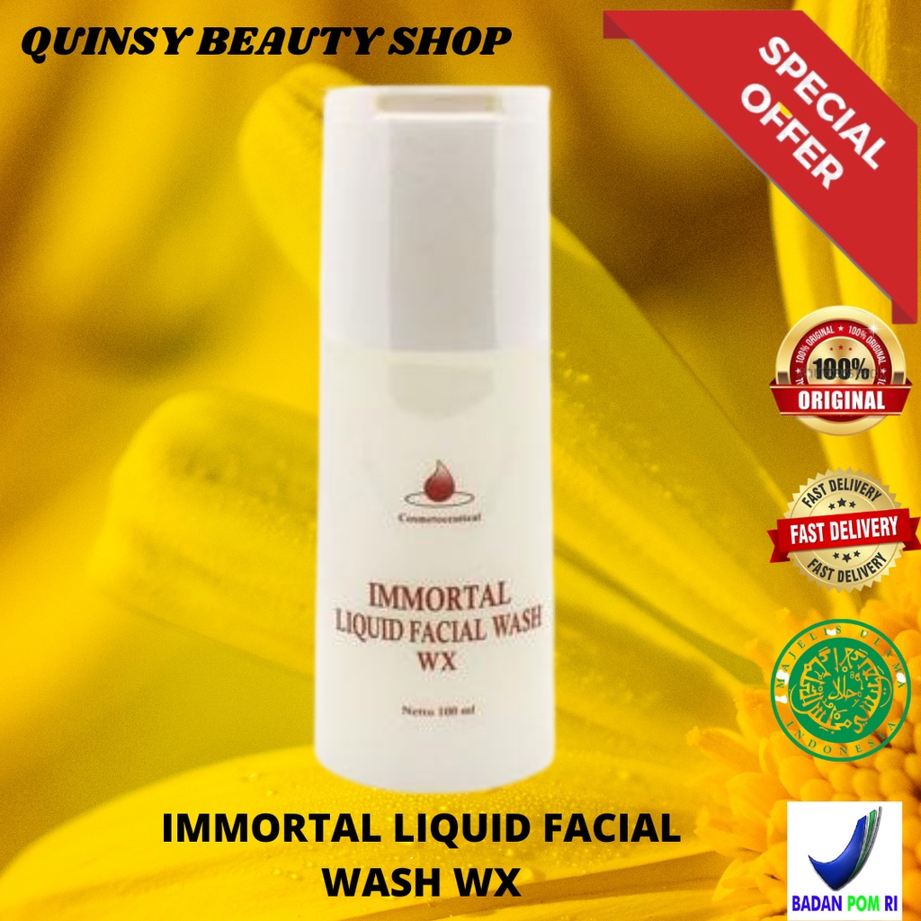 Immortal liquid facial wash wx