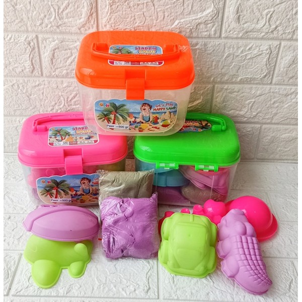 Mainan Edukasi Magic Sand Pasir Ajaib Kotak SH152 Play Sand - Mainan Kreasi Anak