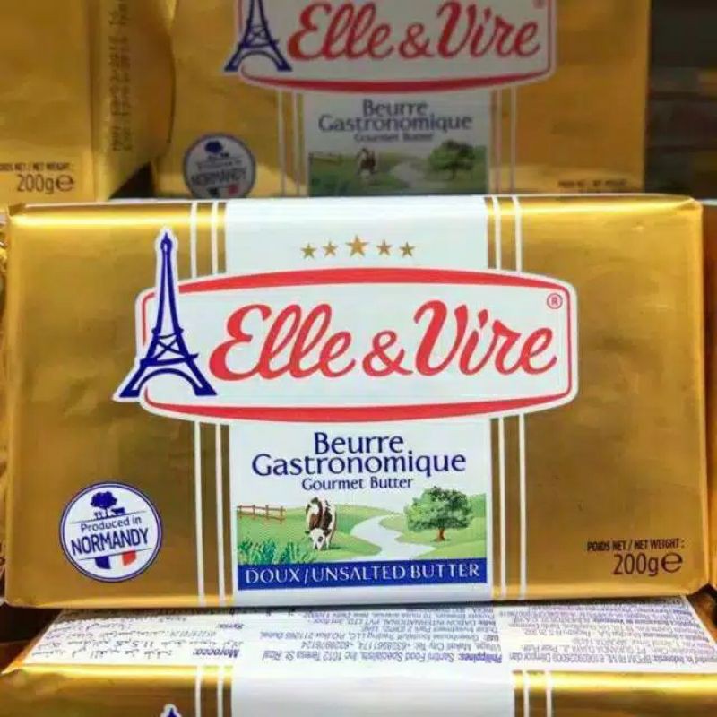 Elle &amp; Vire Salted &amp; Unsalted Butter 200Gr / Anchor salted &amp; Unsalted 227gr