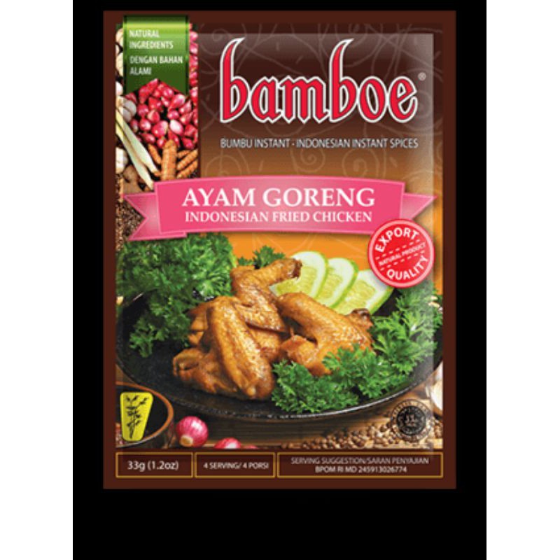 

Bumbu Bamboe Ayam Goreng