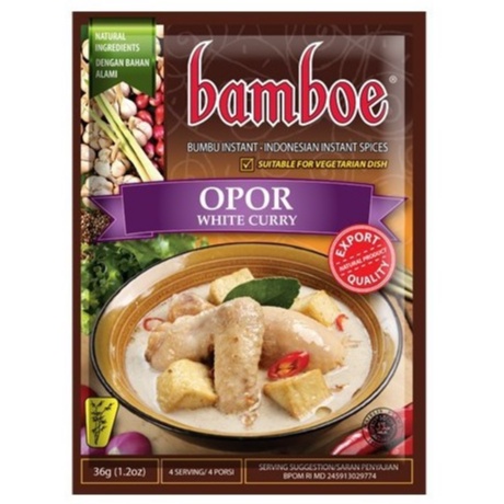 

Bamboe Bumbu Opor 36gr Bumbu Opor Instant