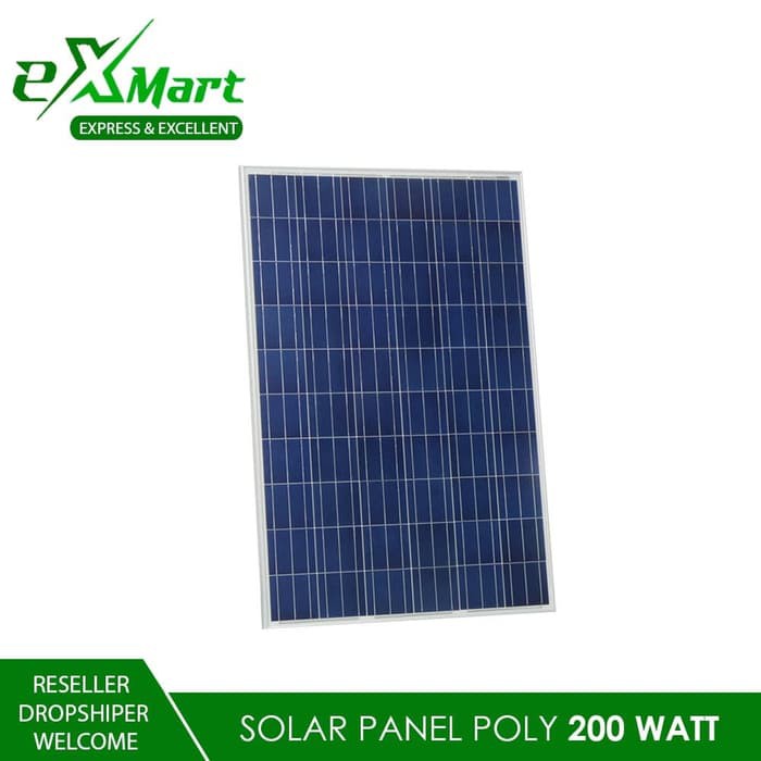 SOLAR PANEL POLY 200 WATT / SOLAR CELL 200W PANEL TENAGA SURYA 200 WP