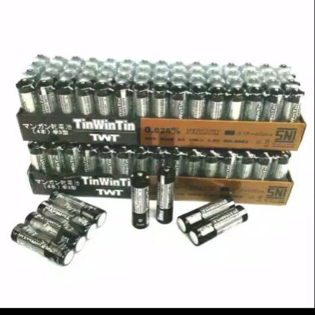 TERMURAH Baterai TWT TinWinTin 1set(60pcs) / Battery TWT SET