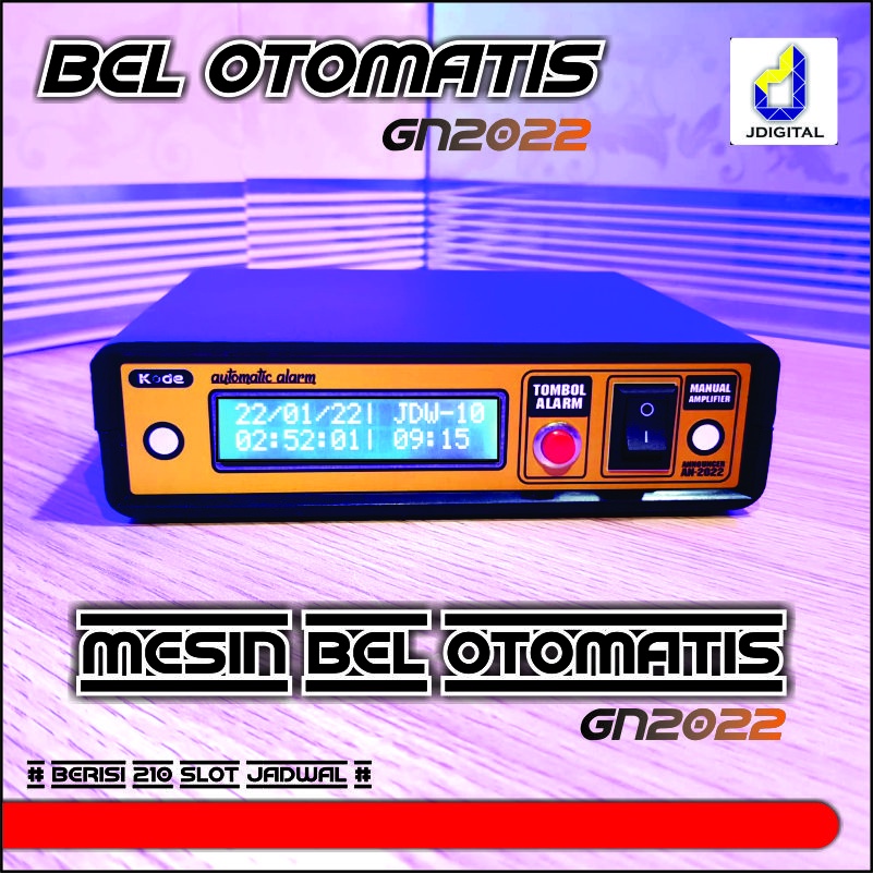 Bel Otomatis Sekolah Kantor Pabrik Suara Baru,SETTING VIA REMOTE