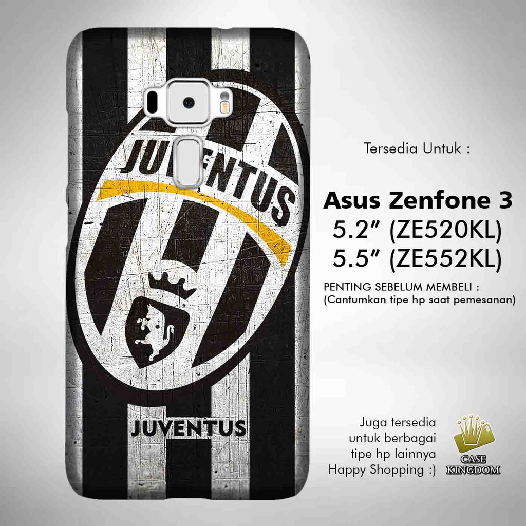 Juventus 3 Casing Asus Zenfone 3 5.2 ZE520KL | 5.5 Inch ZE552KL Case