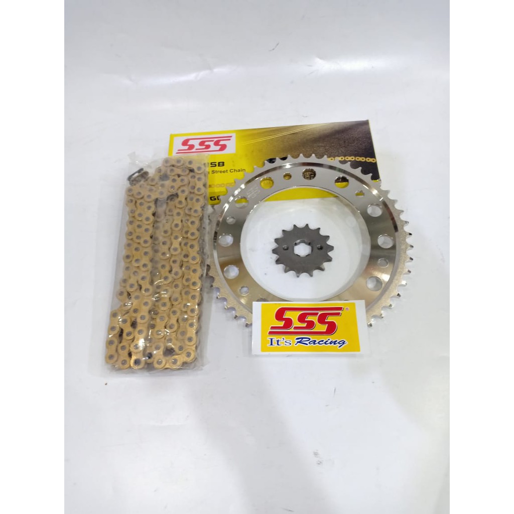 Gear Set SSS Buat Motor CRF 150 Ukuran Gear Depan 14 15 Belakang 49 50 Shopee Indonesia