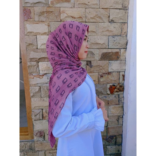 [PASMINA PLISKET DEAR]••pasmina motif dear••pasmina plisket ceruty dewasa