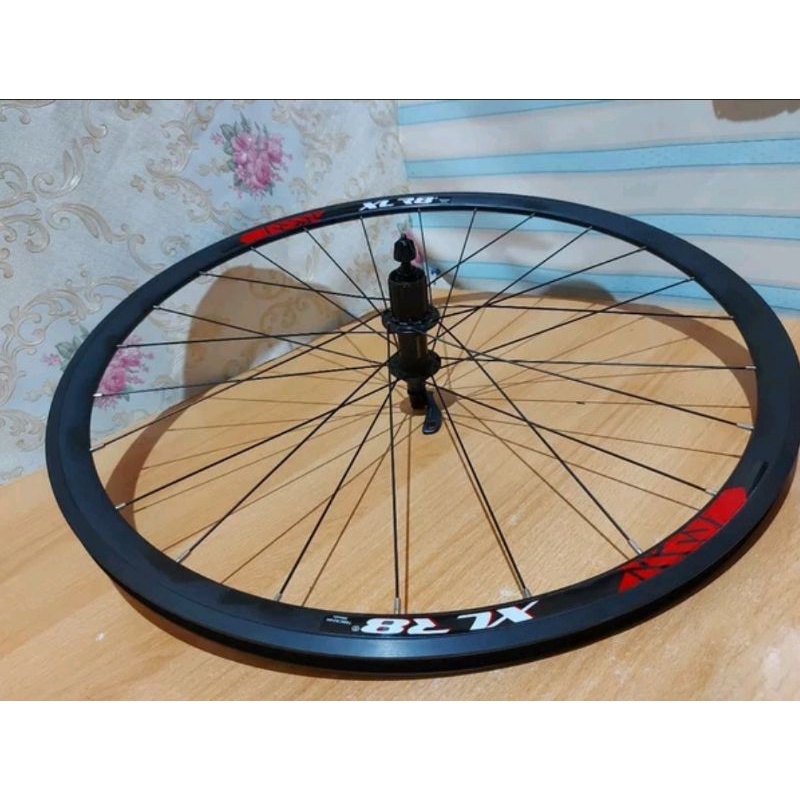 wheelset 700c xlr8 hub shimano 010 rs for 8 sampay 11 speed untuk balap atau roadbike