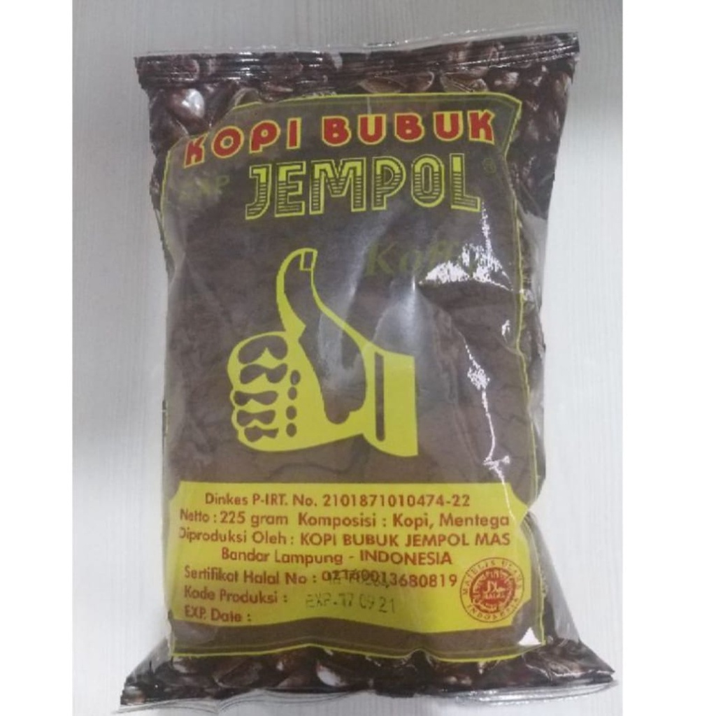 

KOPI BUBUK CAP JEMPOL /KOPI HITAM BUBUK 50GR,100GR,250GR