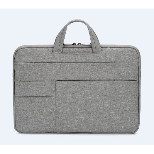 Tas Laptop 15 inch Canvas Sleeve Case Import