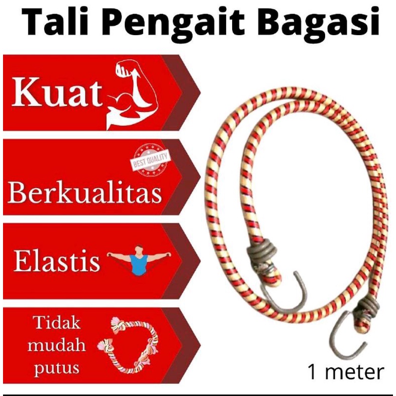 tali pengikat barang dimotor 1 meter