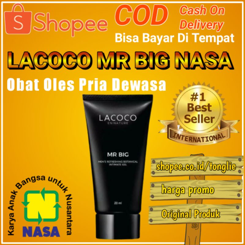 Lacoco mr big nasa original - obat oles pria dewasa kuat tahan lama