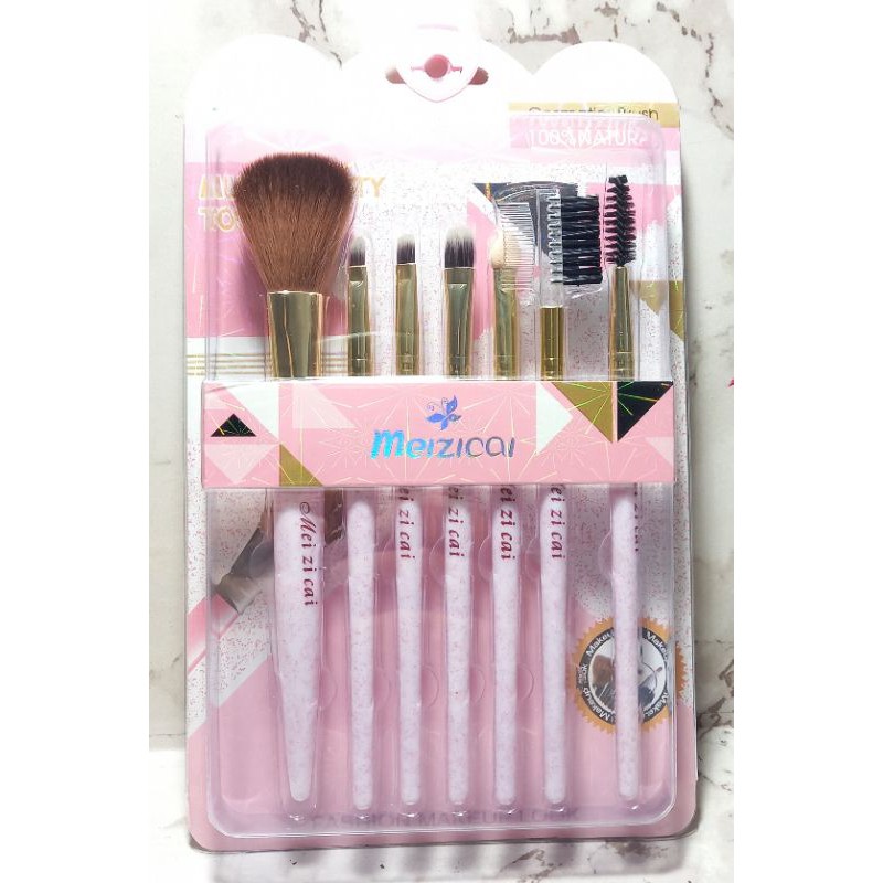 PROMO!! KUAS SET BRUSH 8 IN 1 TERMURAH BRUSH HALUS NO. S-8