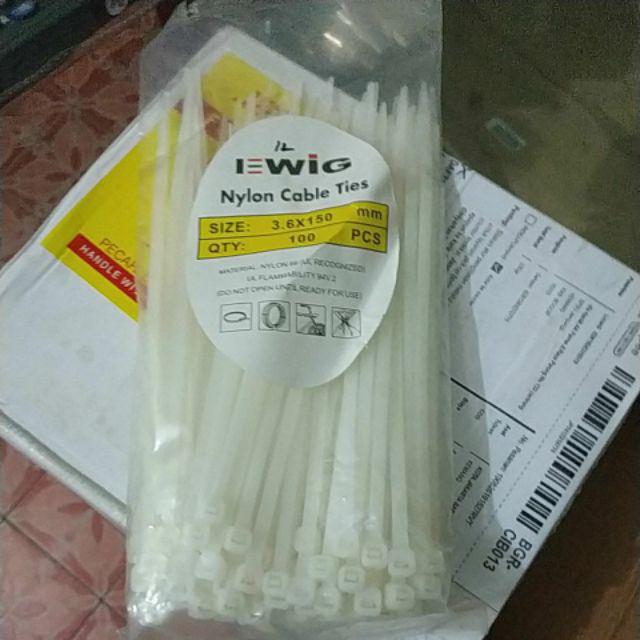 Kabel Ties/tis/cable Tie Pengikat 15 Cm 15cm Berkualitas 3.6 X 150 Mm