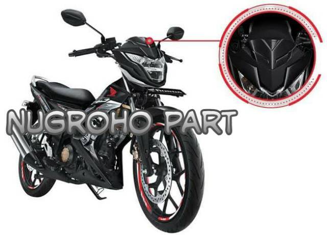 Paket Cover Radiator Dan Visor Sonic 150r Original Honda