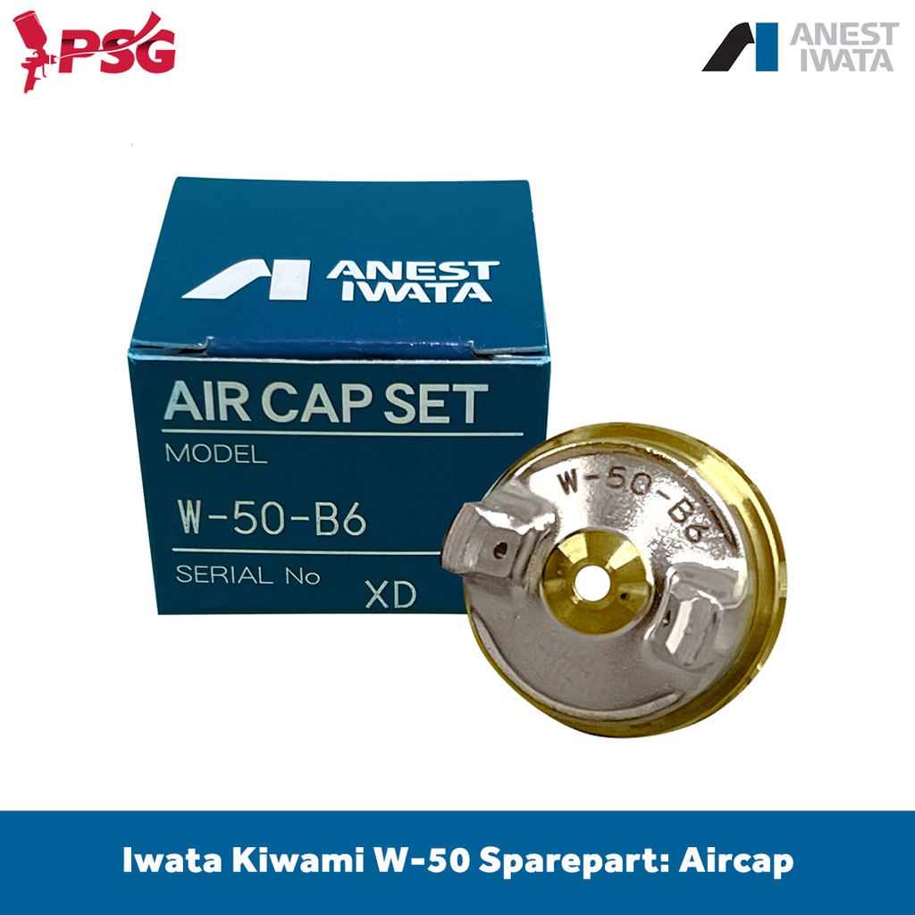 Iwata Kiwami W-50 Spraygun Aircap Set Sparepart (W-50-B6)