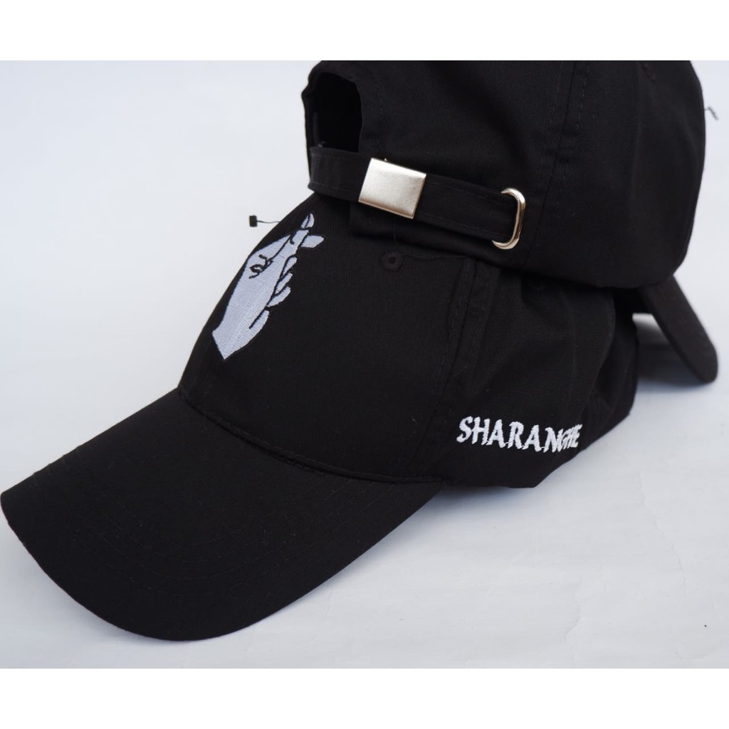 topi Kpop KOREA Topi Sarange Pria dan Wanita/ Topi Distro Sarangheo/ Topi Baseball Saranghae Murah