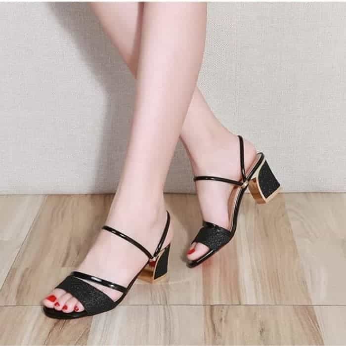 Cn33 Import Sepatu Pesta Wanita Jose Daroca Mary Jane Mules Sh 3948IP Sandal Wanita Hak Tahu Pasir