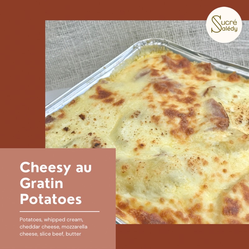 

Cheesy Au Gratin Potatoes/ Makanan Panggang Gratin Potatoes