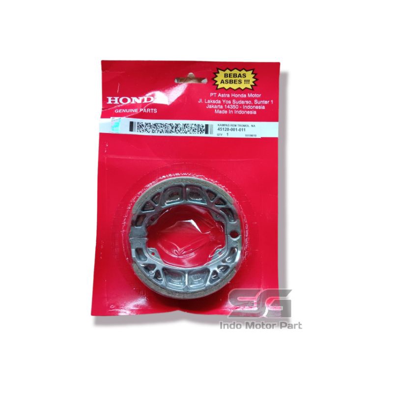 Kampas Rem Belakang Supra 001 Revo Blade GL100 Grand