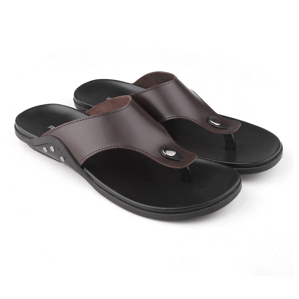 Sandal Pria Romenaco LCL05 Black Brown