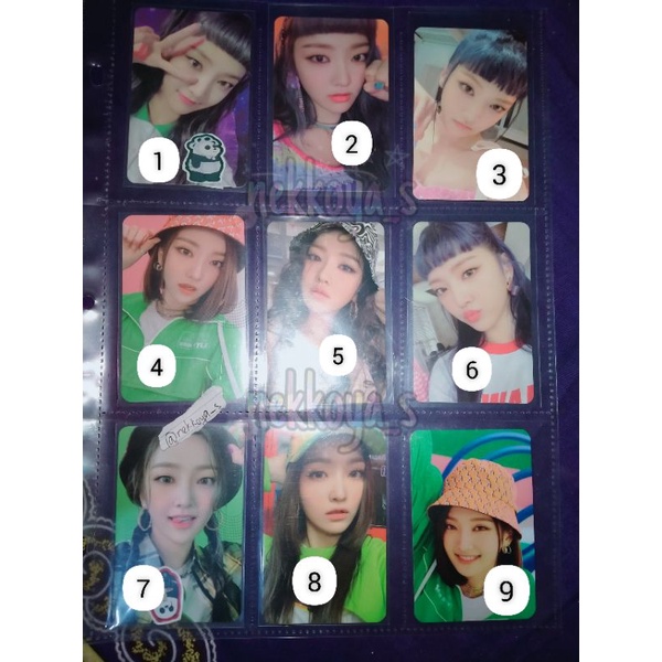Photocard official WEEEKLY Park Soeun PC album, benefit