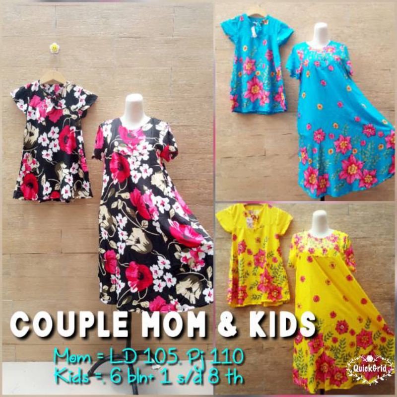 Daster Couple Ibu Dan Anak