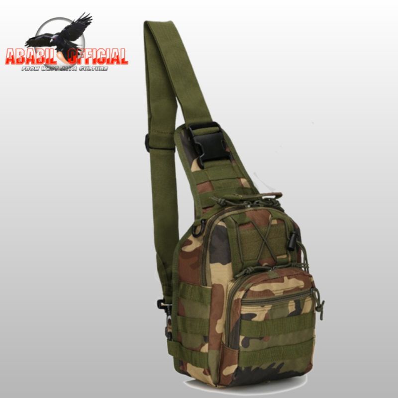 TAS SLEMPANG BOTOL/LUPUS ARMY FREE 1 LOGO