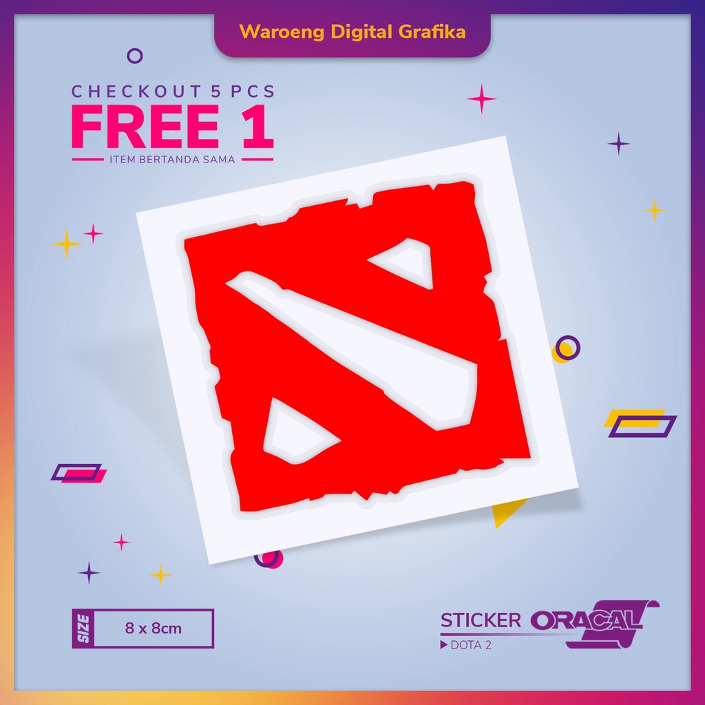Cutting Sticker Gaming DOTA 2 | Stiker DOTA 2 | Decal DOTA 2