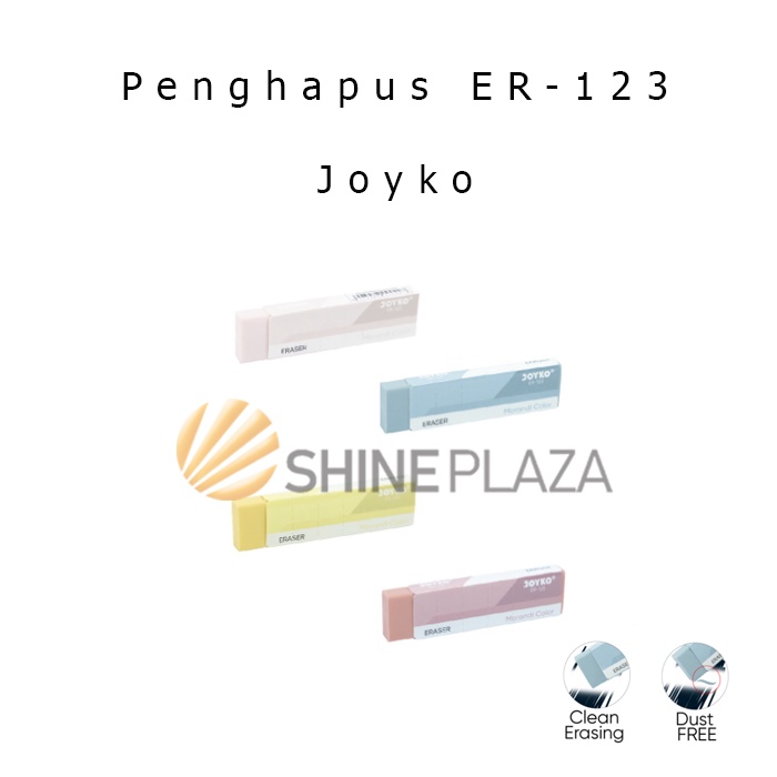 

Penghapus Pensil Morandi Pastel Joyko ER-123 - Pencil Eraser Joyko