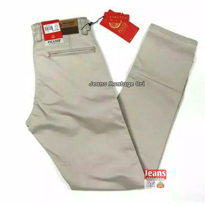Celana Chinos Picasso Original Asli | Celana Panjang Pria Chino Picasso | Celana Pria Picasso Ori | 