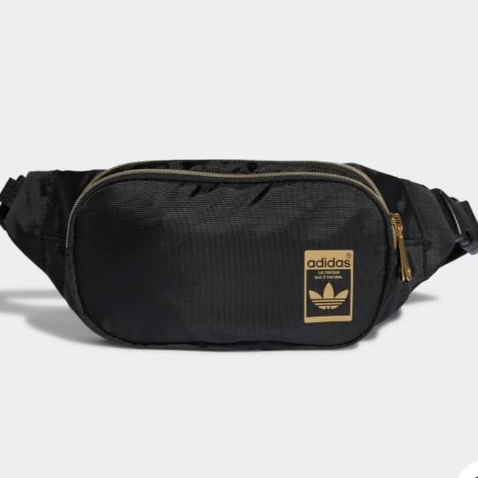 ✅ NEW PRODUK WAISTBAG COWOK MURAH✅ ORIGINAL ADIDAS WAIST BAG ESSENTIAL GOLD SELEMPANG TAS